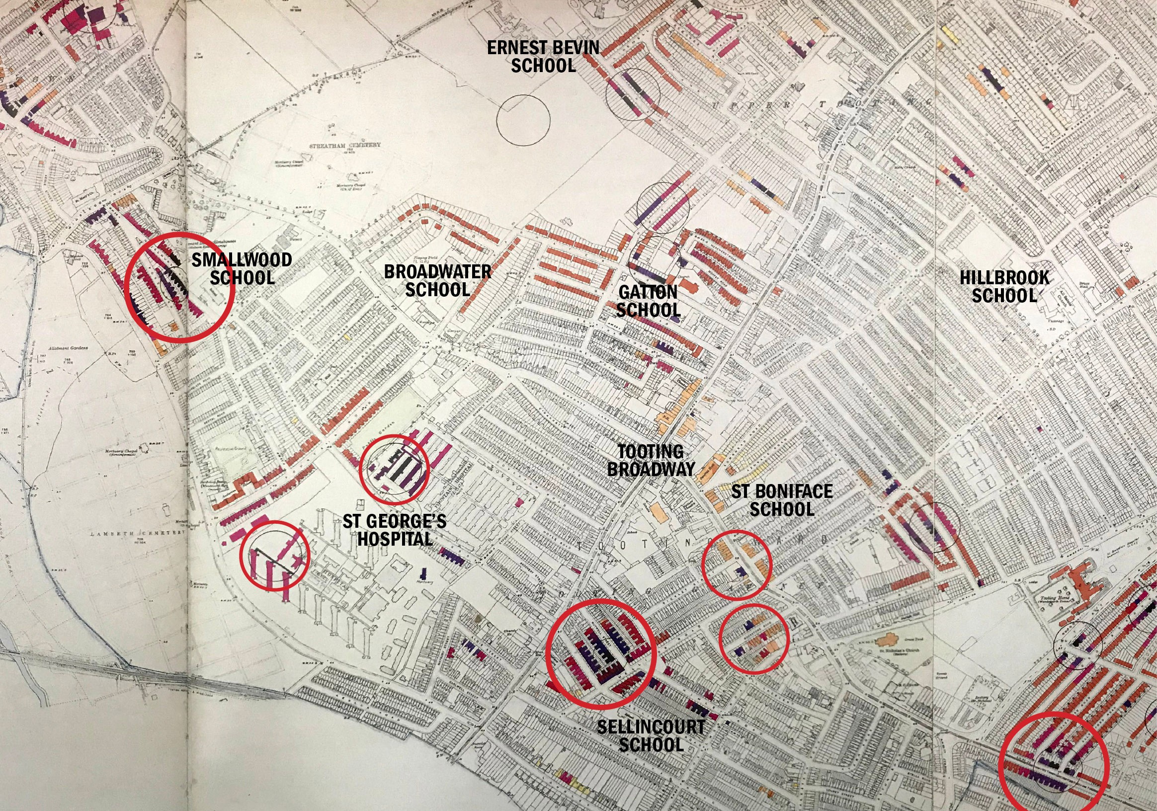 Tooting in WW2(BombMap