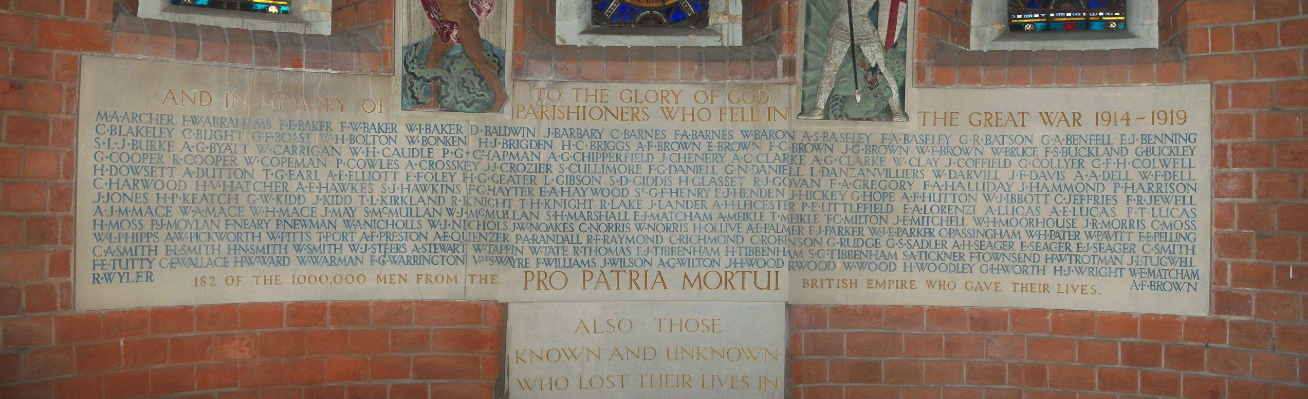 St Mary's War Memorial