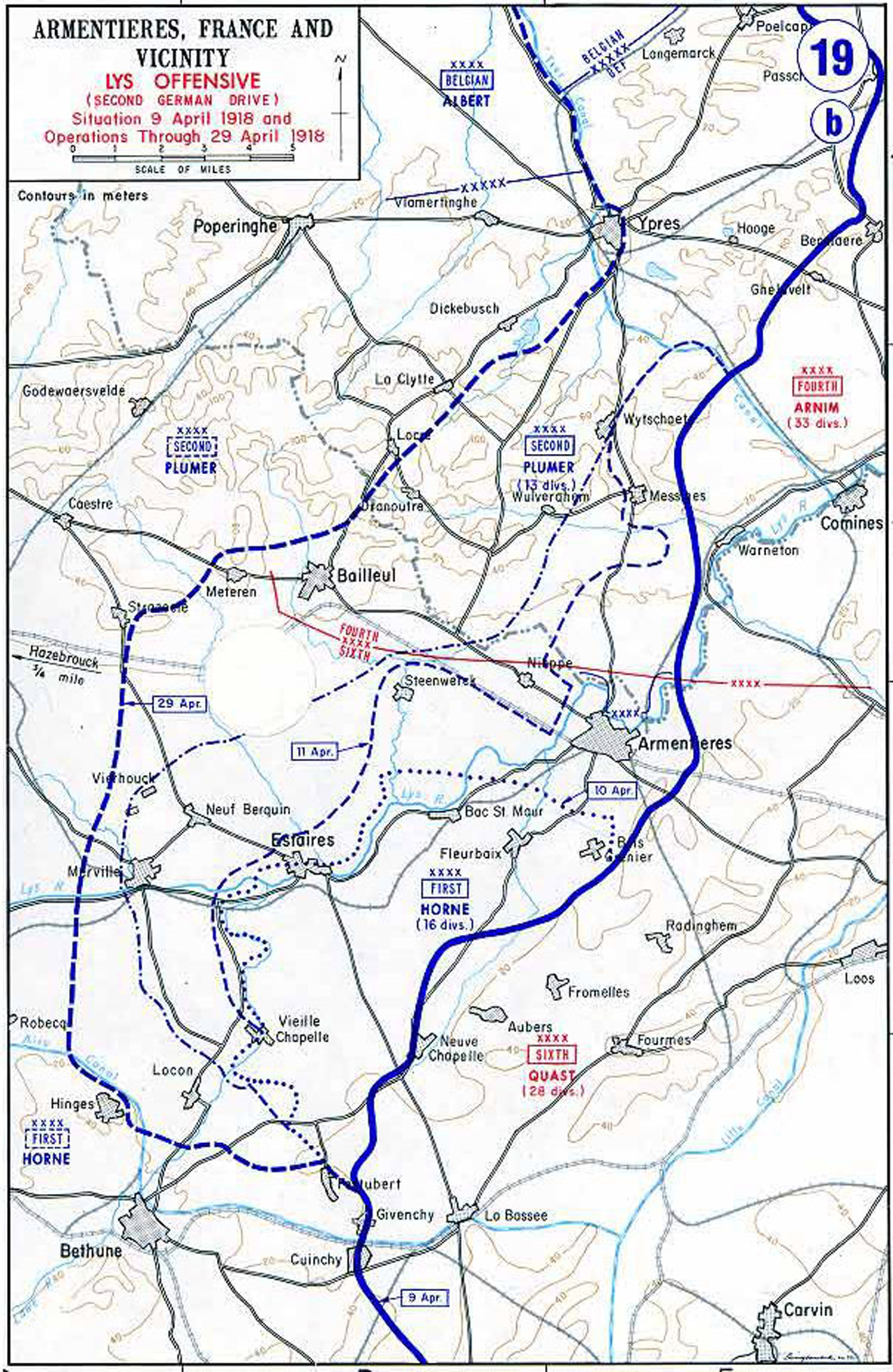 Archer_Map_of_German_Lys_offensive_1918