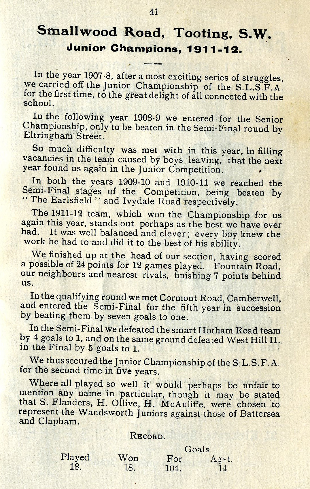 smallwood-road-football-season-1911-12-results