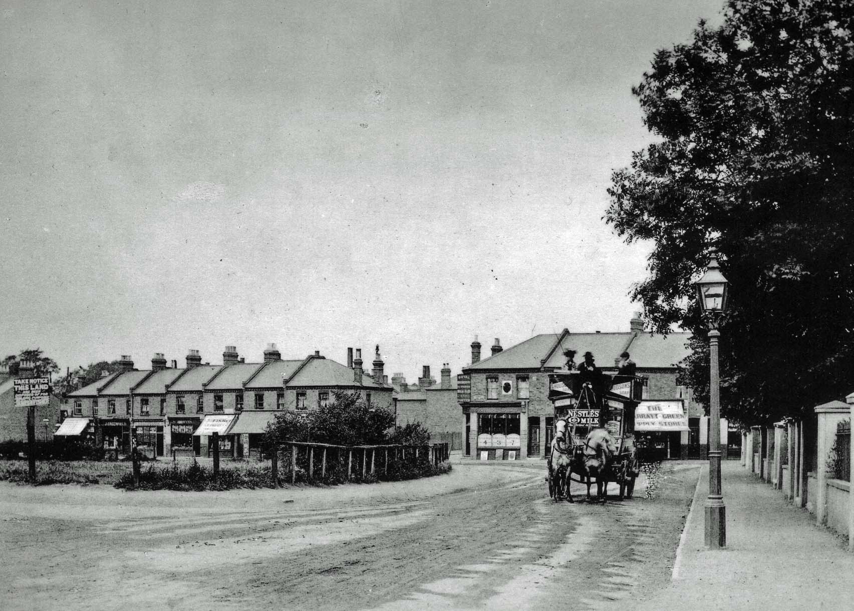 WIMBLEDON ROAD JUNCTION c1900