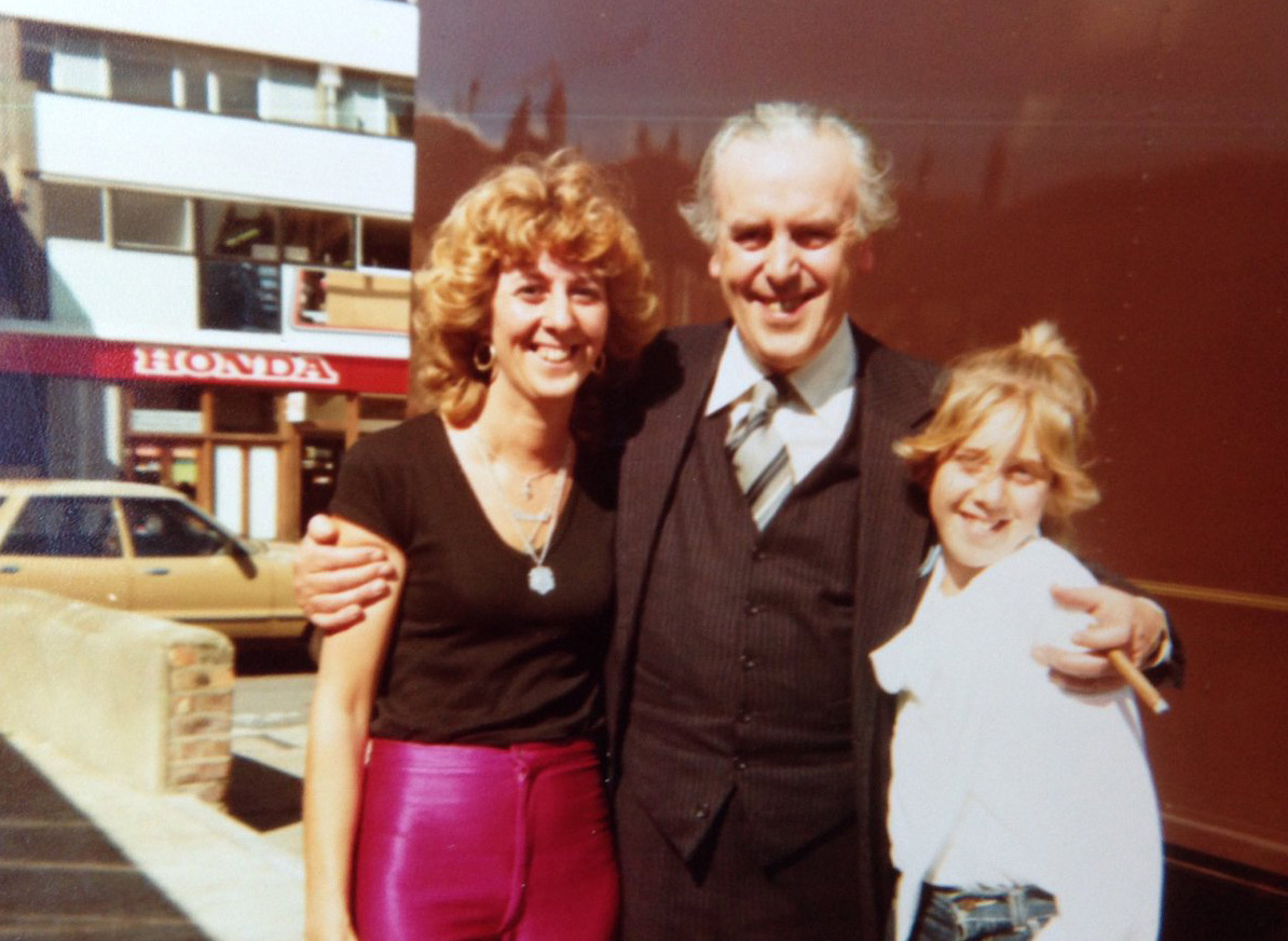 George Cole and Pam