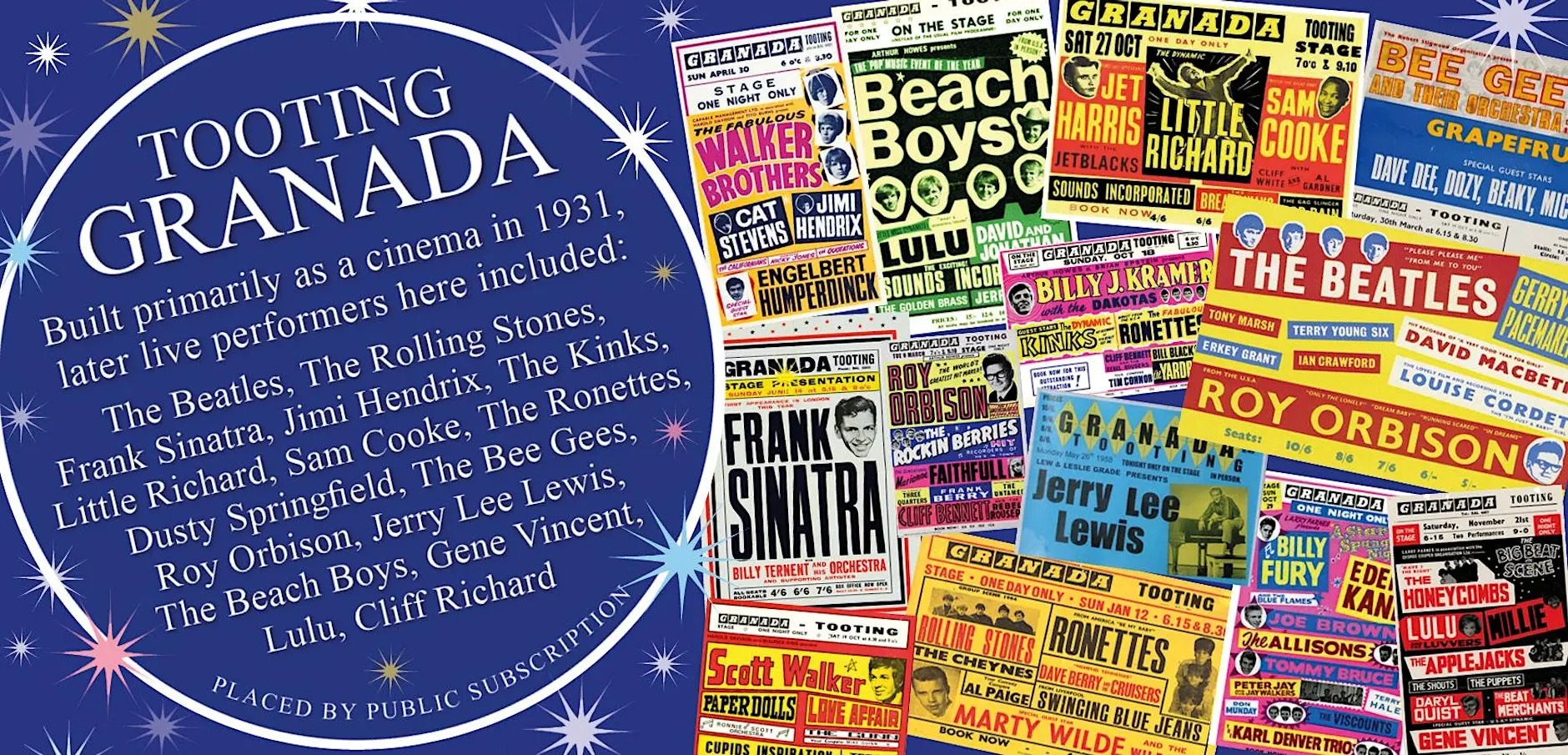 Blue Plaque Unveiling 'Show Time' Spectacular at Tooting Granada!